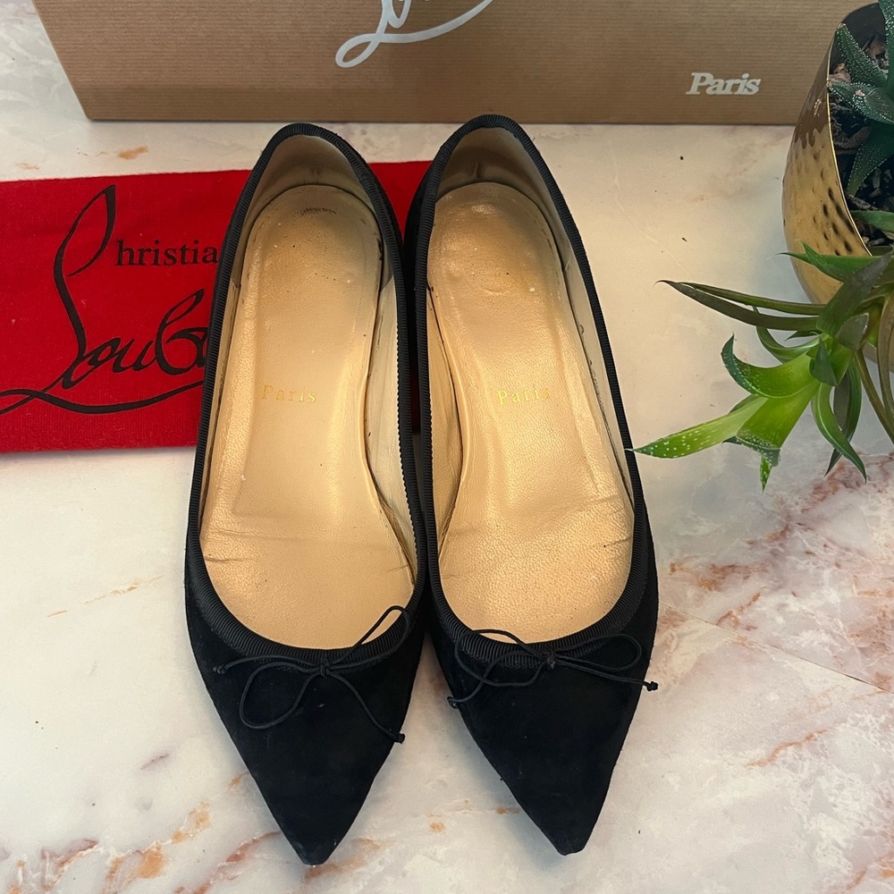 Christian Louboutin Solasofia Suede Flats